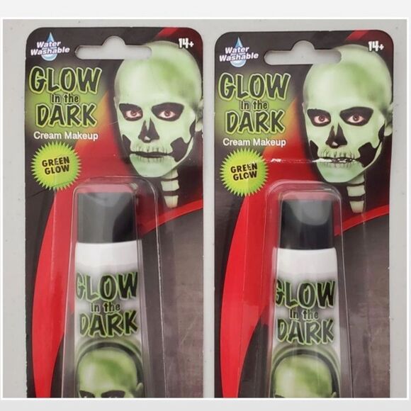 New Halloween Green Makeup Glow In The Dark - Picture 2 of 10